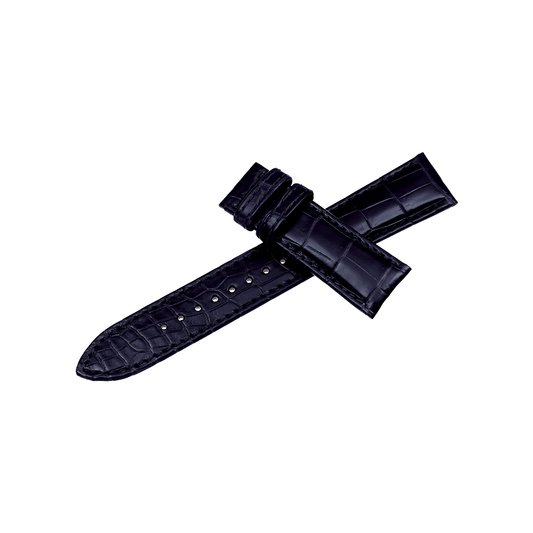 DWS01 Navy  (Oil matte) Crocodile Strap